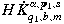 $H\dot{K}^{\alpha,p_1,s} _{q_1,b,m}$